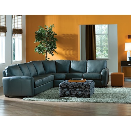 Connecticut 4-Seat Corner Curve Sectional