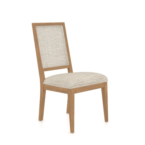 Transitional Customizable Upholstered Side Chair