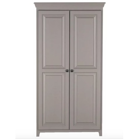 Solid Pine 2 Door Pantry with 4 Adjustable Shelves