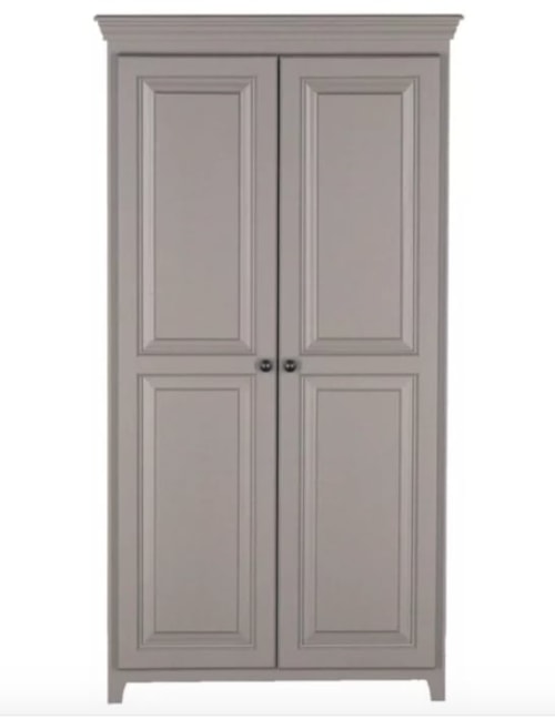 Solid Pine 2 Door Pantry with 4 Adjustable Shelves