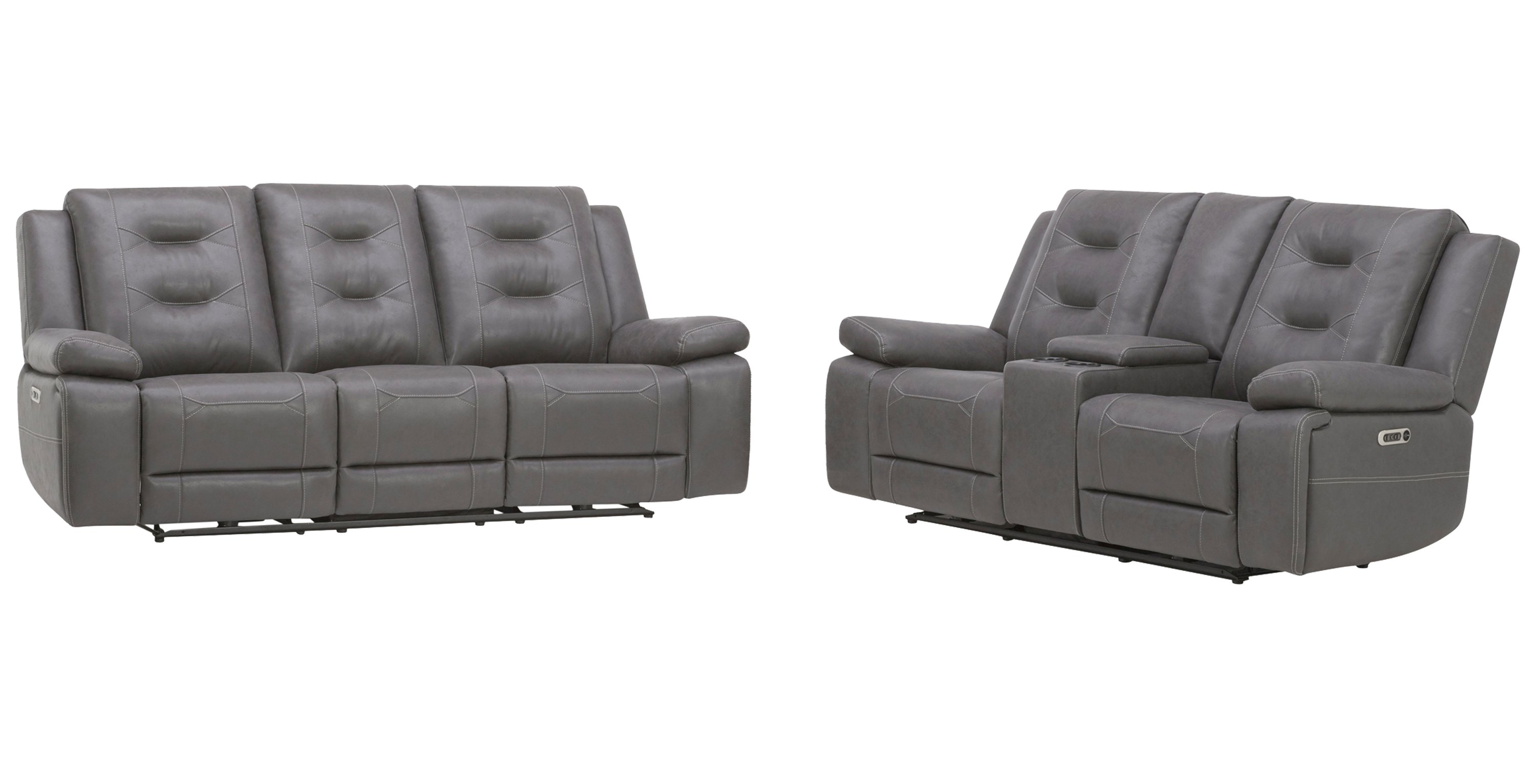 Parker Living Caldwell Power Reclining Sofa and Loveseat Set