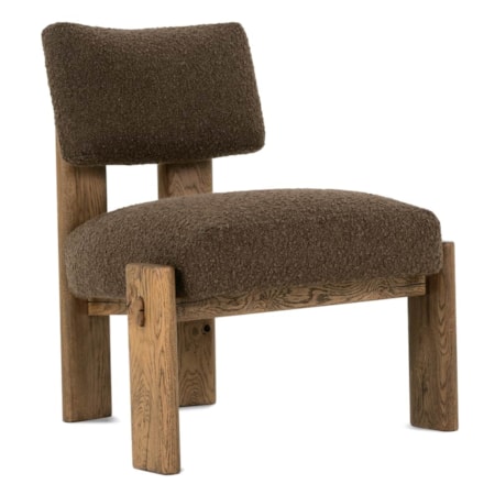 Upholstered Armless Accent Chair