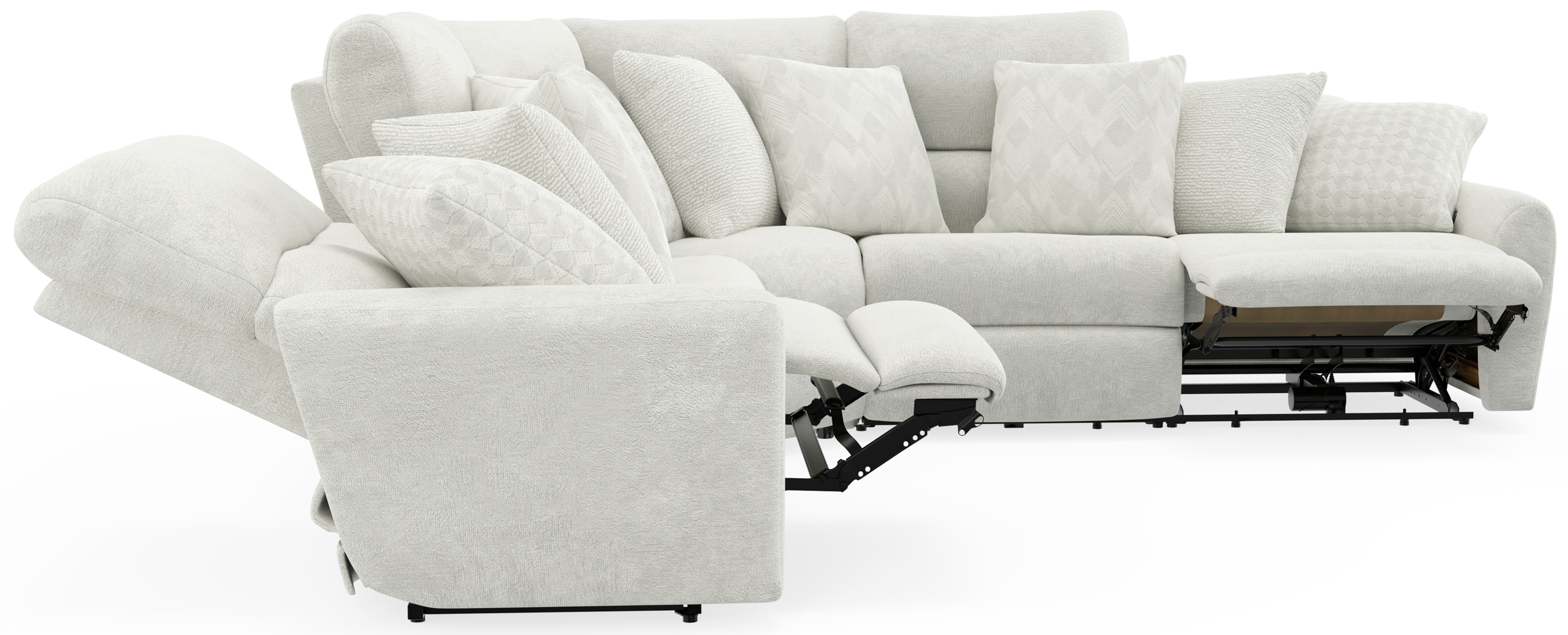 3-Piece Power Reclining Sectional Sofa