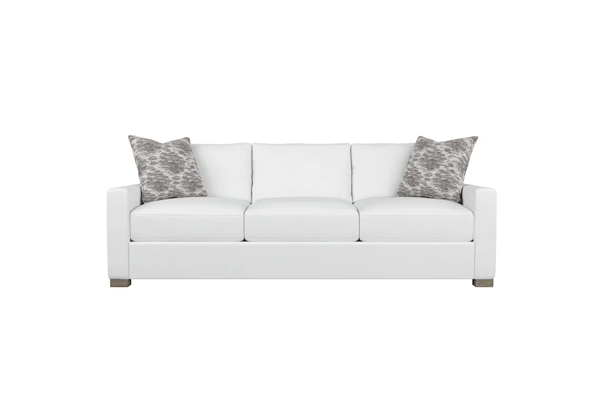 Interiors Kelsey Fabric Sofa Without Pillows by Bernhardt at Baer's Furniture