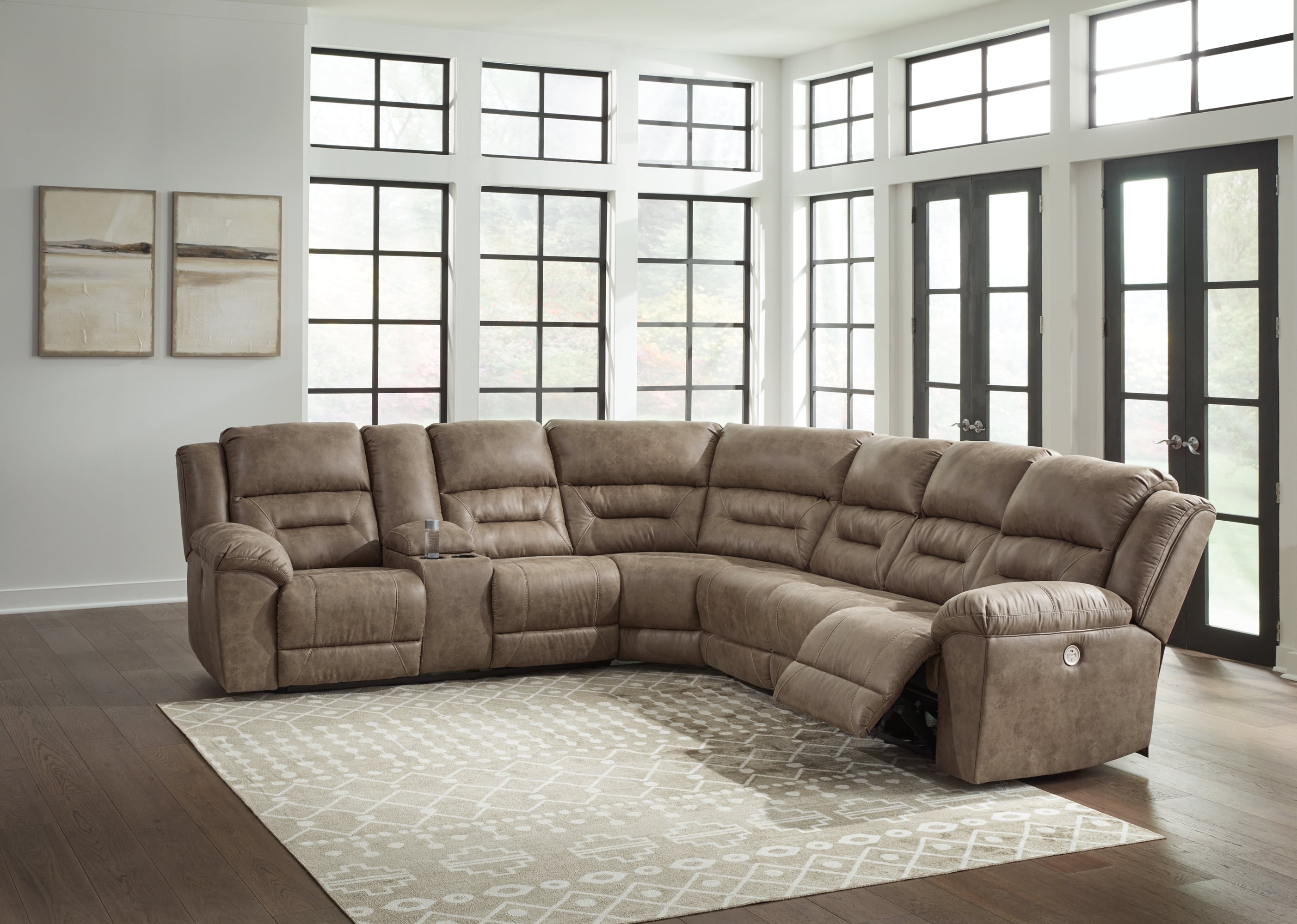 Power Reclining Sectional Sofa