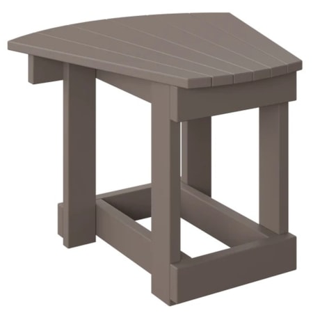 Wedge End Table
