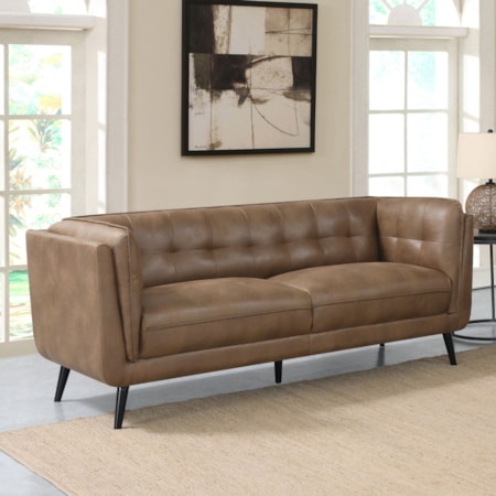 Thatcher Tuxedo Arm Tufted Sofa