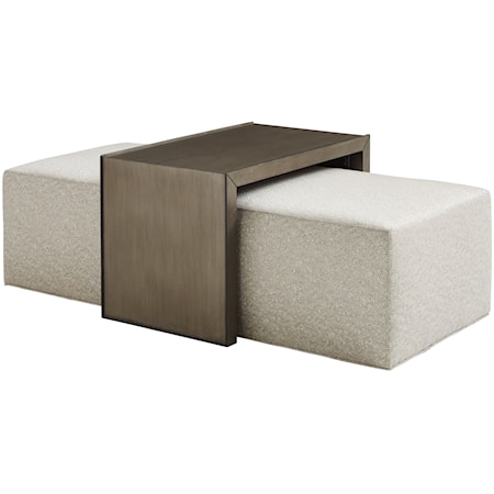 Savona Cocktail Ottoman With Slide