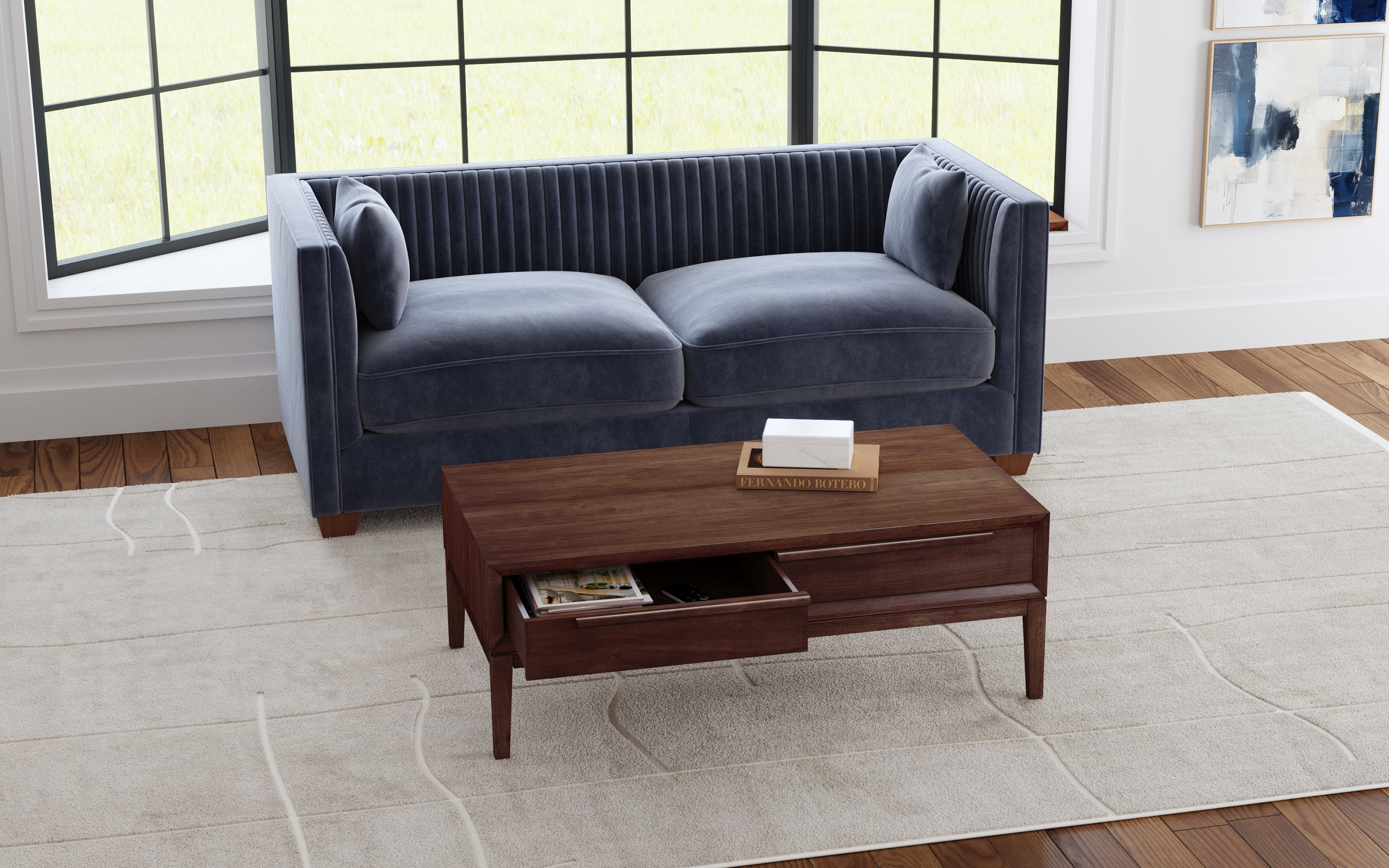2-Drawer Coffee Table