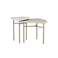 Contemporary Bunching End Tables