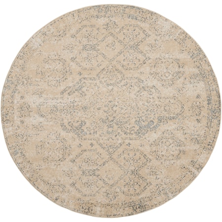 7'10" Round  Rug