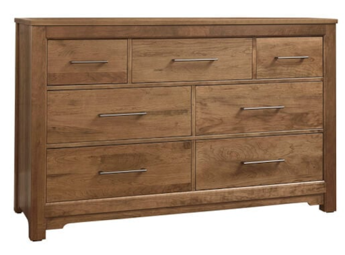 Transitional 7-Drawer Dresser with English Dovetail Construction