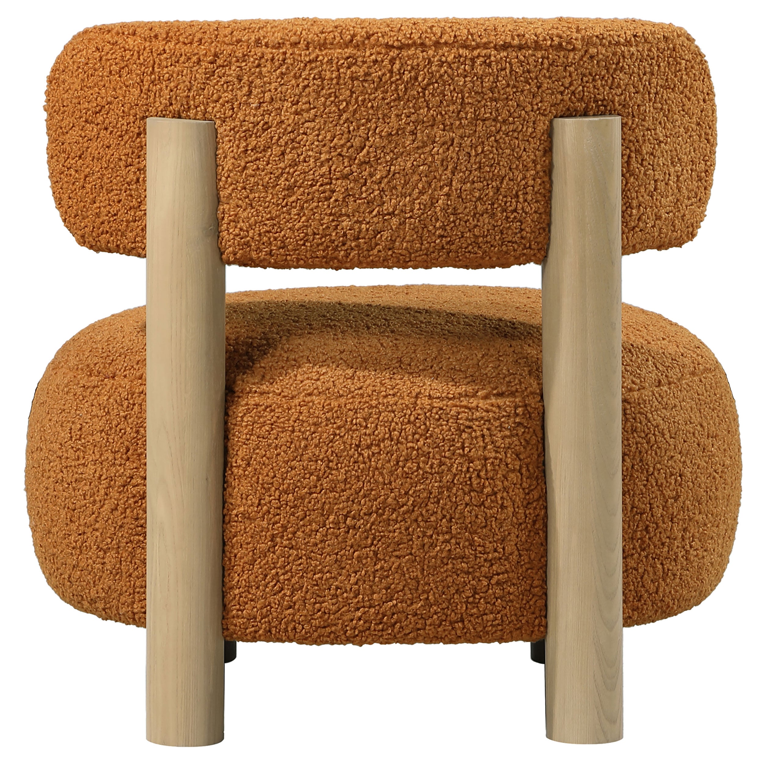 Coaster Zonie Zonie Barrel Back Accent Chair Orange