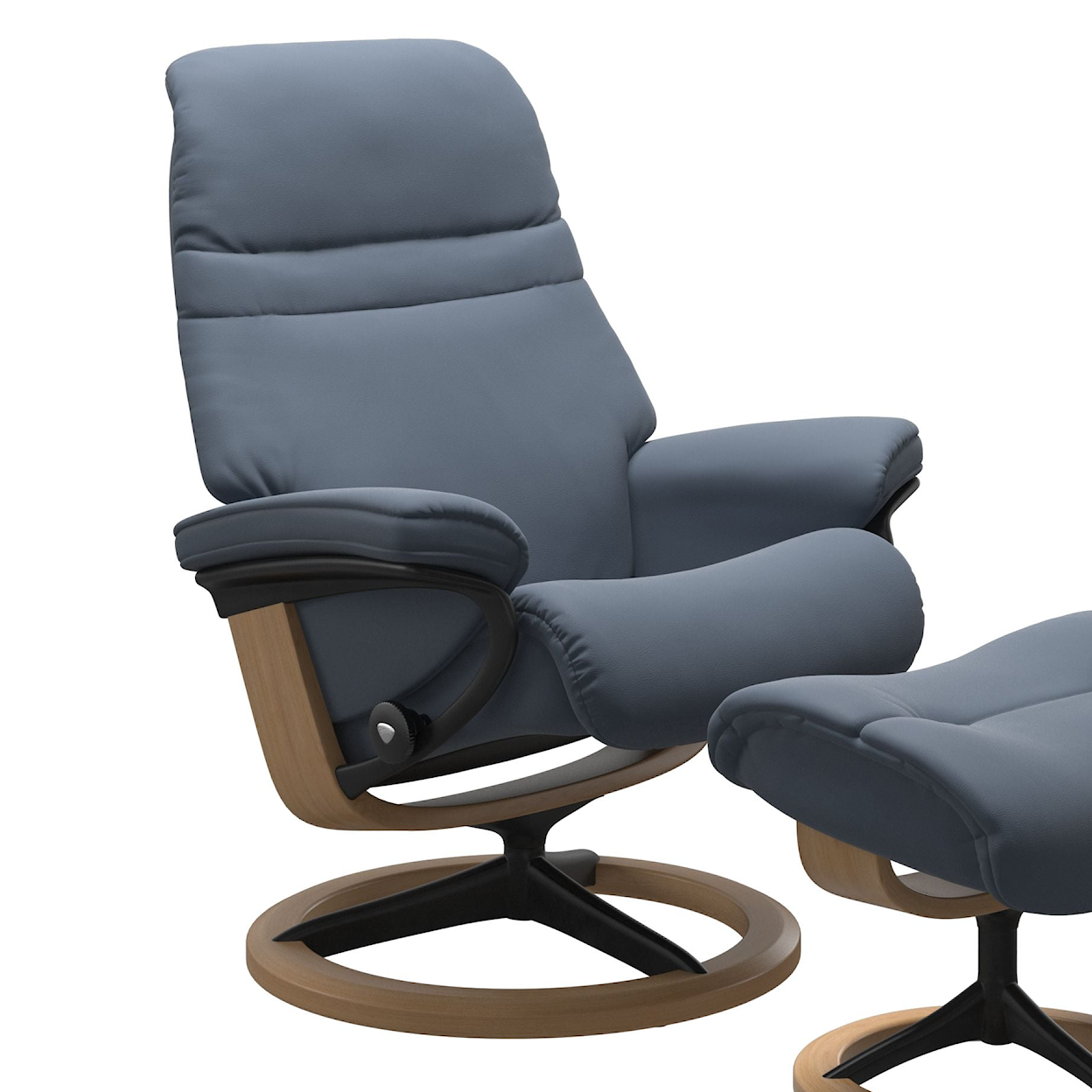 Stressless by Ekornes Sunrise Medium Reclining Chair with Signature Base