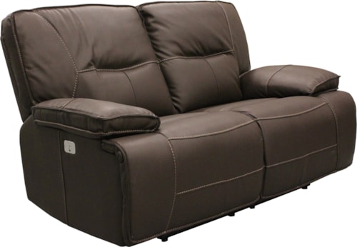 Power Dual Reclining Loveseat with Power Headrests and USB Ports