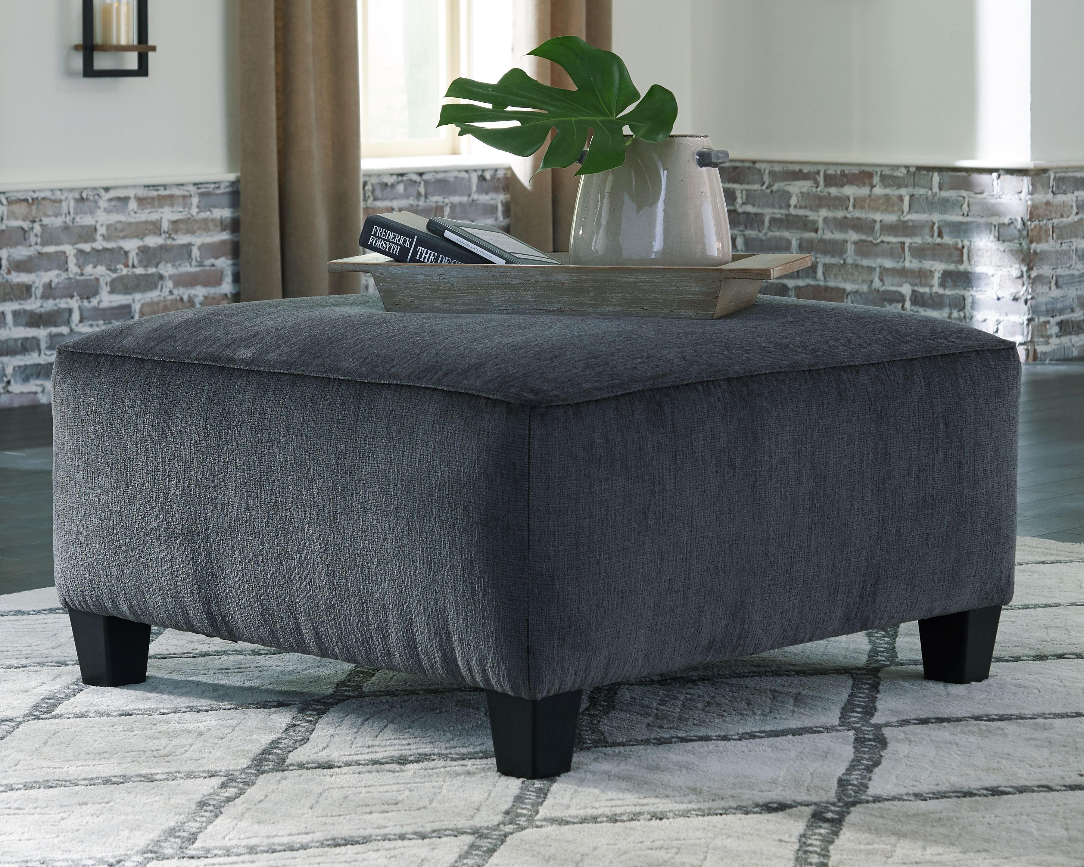 Oversized Accent Ottoman