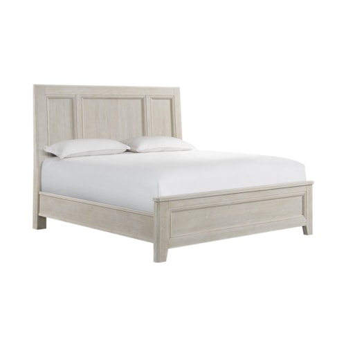 Transitional King Panel Bed