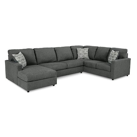 3-Piece Sectional with Chaise