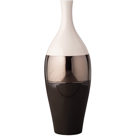 Dericia Brown/Cream Vase