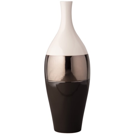 Dericia Brown/Cream Vase