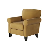 Accent Chair with Rolled Arms