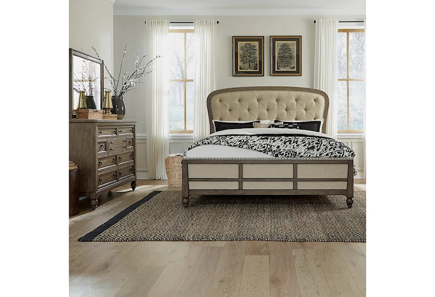 Americana Farmhouse King Shelter Bedroom Group by Liberty Furniture at Ryan Furniture