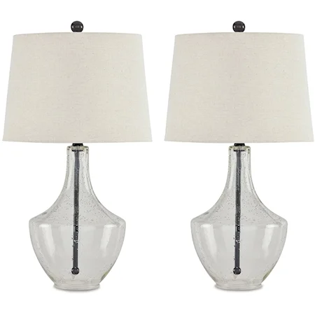 Glass Table Lamp (Set of 2)