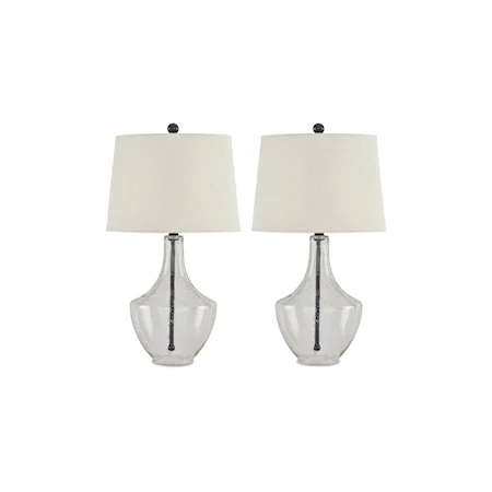 Glass Table Lamp (Set of 2)