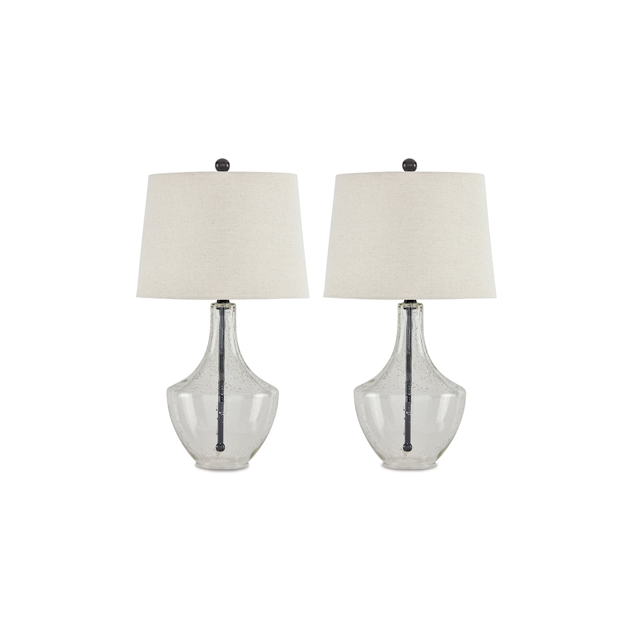 Signature Design by Ashley Gregsby Glass Table Lamp (Set of 2)
