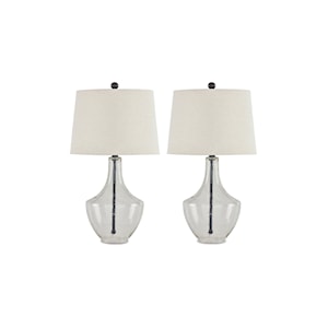 StyleLine Gregsby Glass Table Lamp (Set of 2) - L431574