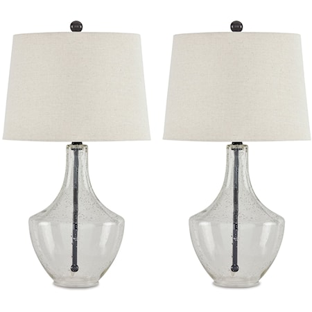 Glass Table Lamp (Set of 2)