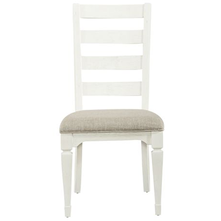 Ladder Back Upholstered Chair