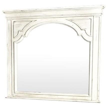 Farmhouse Dresser Mirror with Wood Frame