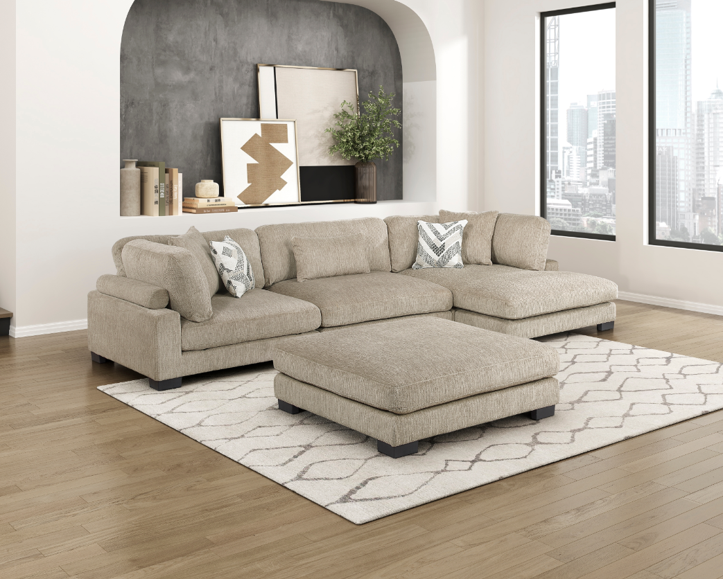 Homelegance Tinley 4-Piece Sectional Sofa