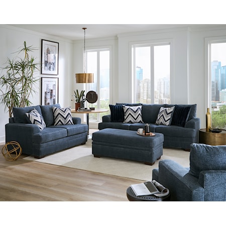 Pippa 4-Piece Contemporary Living Room Set