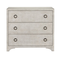 Contemporary Beatrice Chest with USB Outlets and Cedar-Lined Bottom Drawer