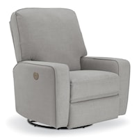 Customizable Power Swivel Glider Reclining Chair with USB Port