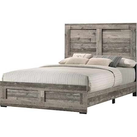 NATURAL GREY KING BED |