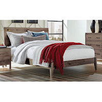 King Modern Platform Solid Wood Bed