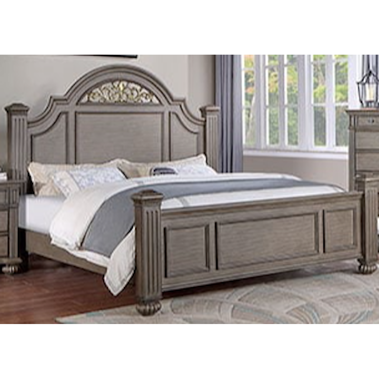 Furniture of America Syracuse Queen Bed
