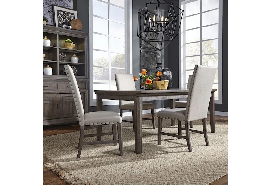 Artisan Prairie 5-Piece Rectangular Table Set by Liberty Furniture at VanDrie Home Furnishings