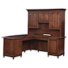 Maple Hill Woodworking Henry Stephens L-Corner Desk and Hutch