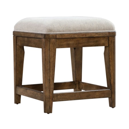 Upholstered Console Stool