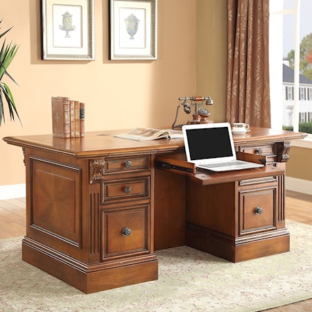 Double Pedestal Executive Desk