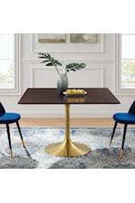 Modway Lippa 28" Square Dining Table