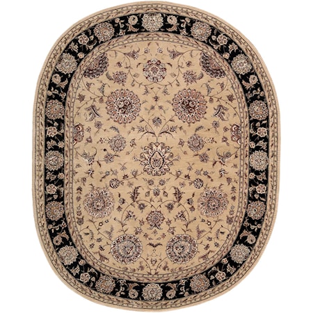 7'6" x 9'6" Oval  Rug