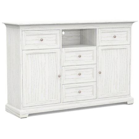 63" Wide Extra Tall TV Console
