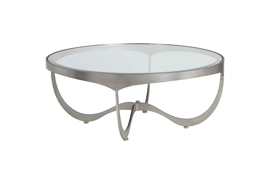 Artistica Metal Sophie Round Cocktail Table by Artistica at Alison Craig Home Furnishings