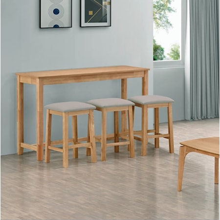 4-Piece Rectangular Dining Set