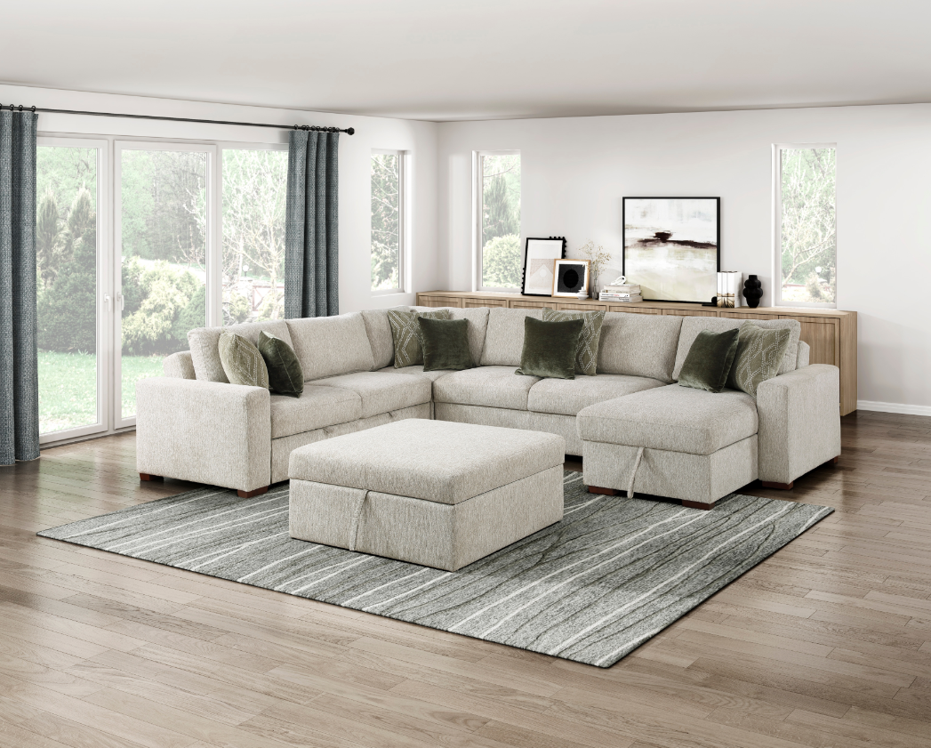 Homelegance Isla 5-Piece Sectional Sofa